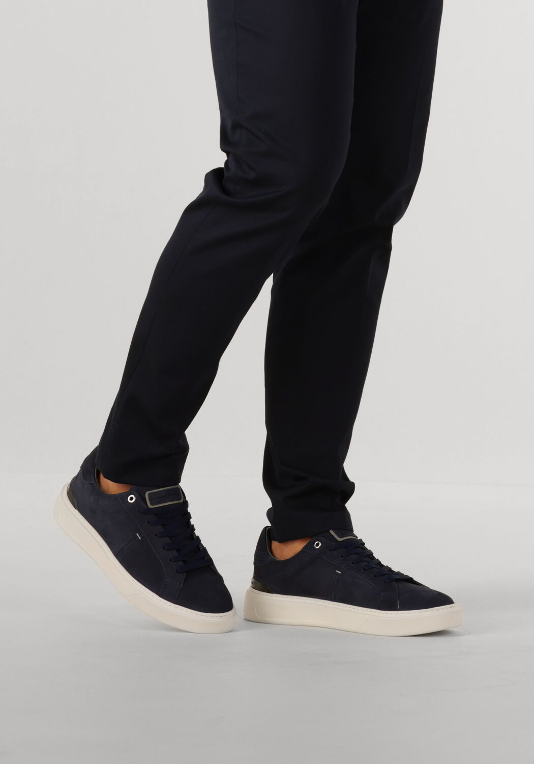 STEFANO LAURAN Baskets basses STAR 006 en bleu - large