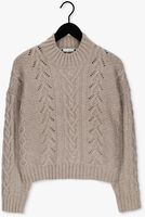 CO'COUTURE Pull JENESSE CABLE CROP KNIT Sable