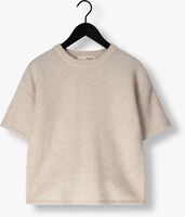 SELECTED FEMME T-shirt SLFMALINE-LILIANA 2/4 KNIT O-NECK en beige