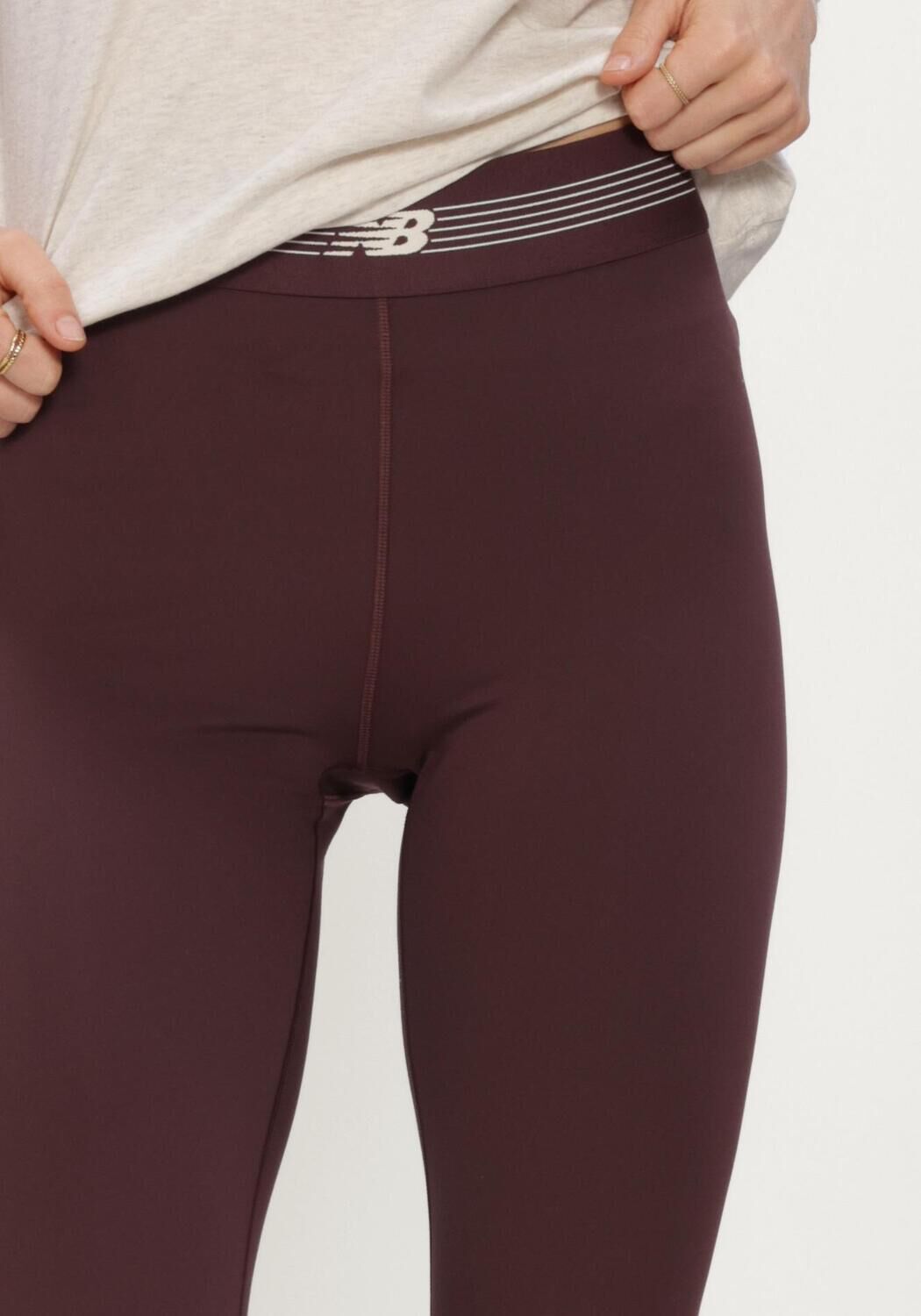 NEW BALANCE Leggings de sport AC LEGGING 25" Bordeaux - large