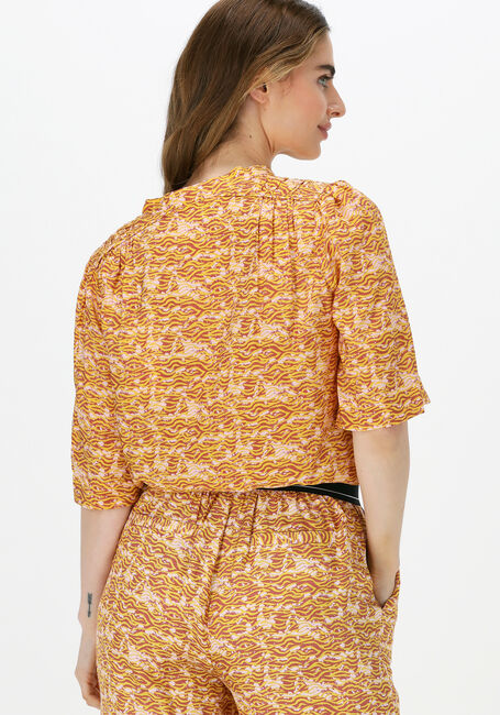 Gele SCOTCH & SODA  PRINTED SHORT-SLEEVED EASY TOP - large