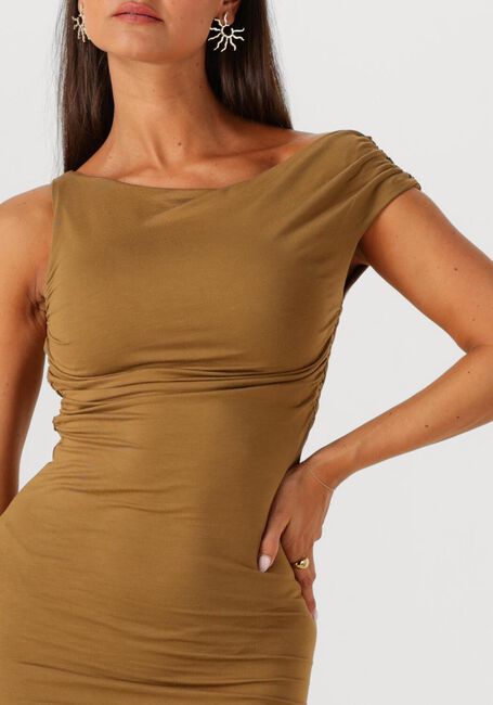 Khaki EDITED Midi jurk ROBINIA DRESS - large