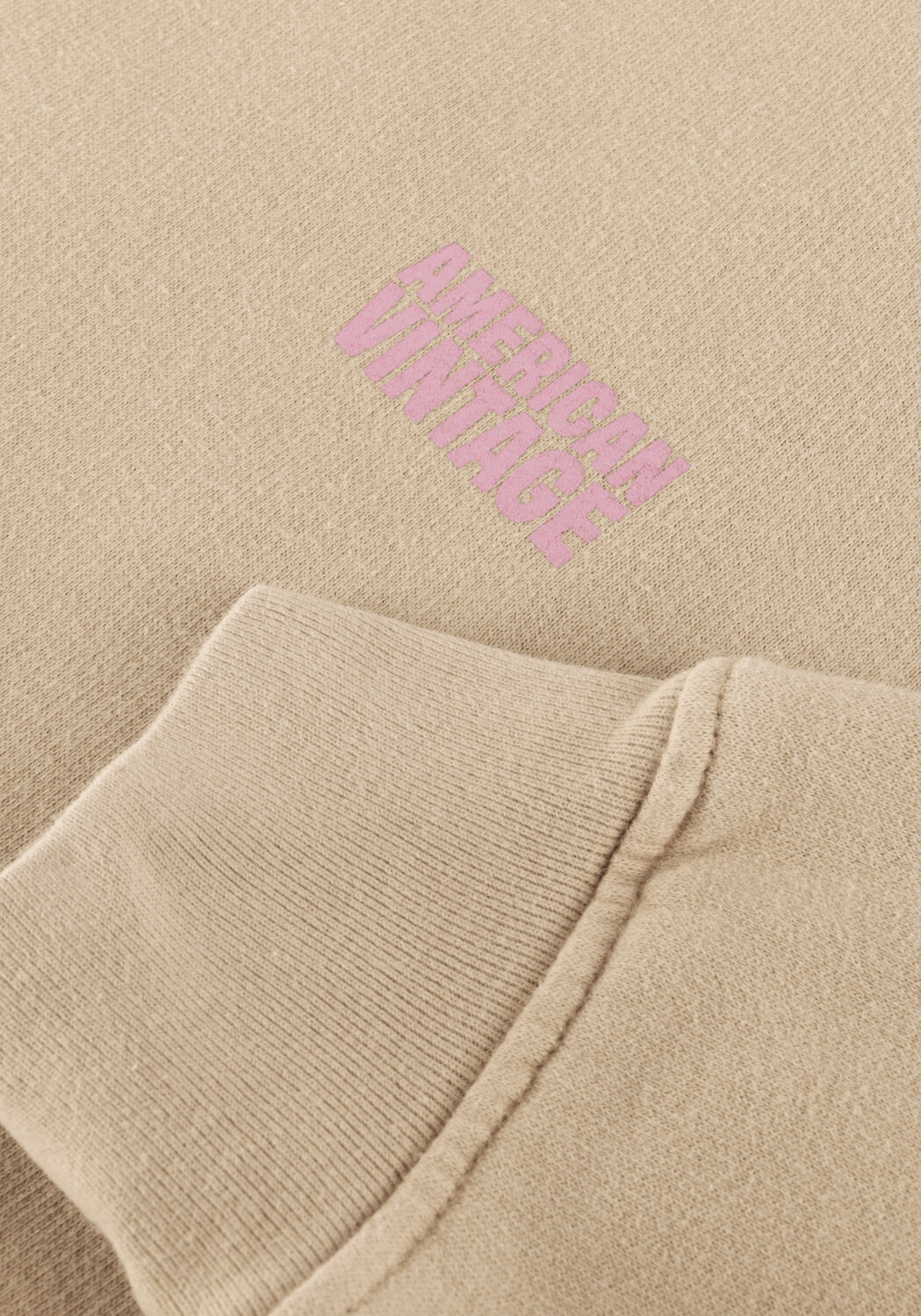 Beige AMERICAN VINTAGE Trui PLIZZY - large