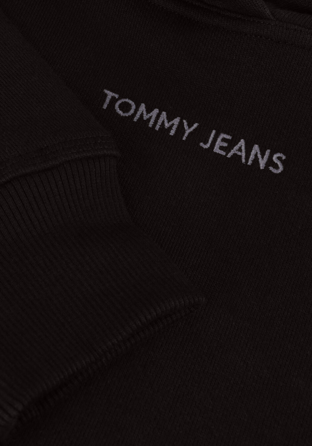 Zwarte TOMMY JEANS Trui TJW RLX SMALL CLASSIC HOODIE EXT - large