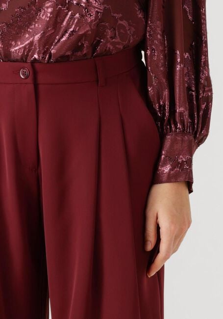 Bordeaux SUMMUM Wijde broek TROUSERS WIDE FLUID - large