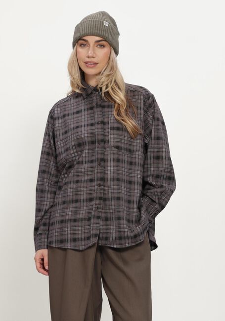 NEO NOIR DALMA FLANNEL CHECK SHIRT Blouses en gris - large