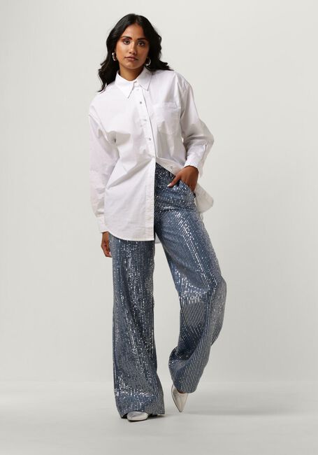 CO'COUTURE Straight leg jeans SEQUIN DENIM PANT en bleu - large