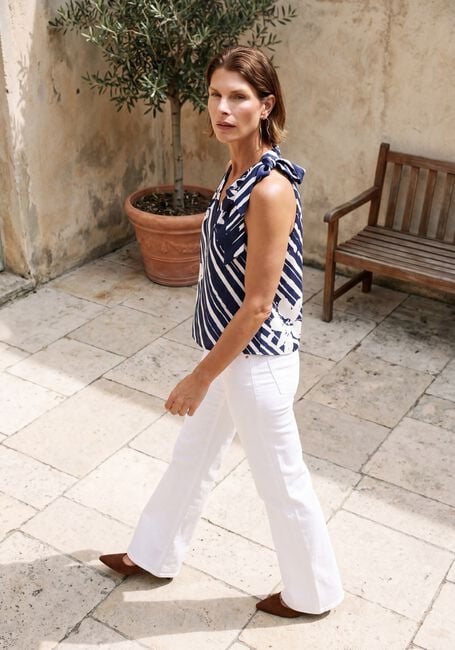 CAROLINE BISS Haut 1673 en bleu - large