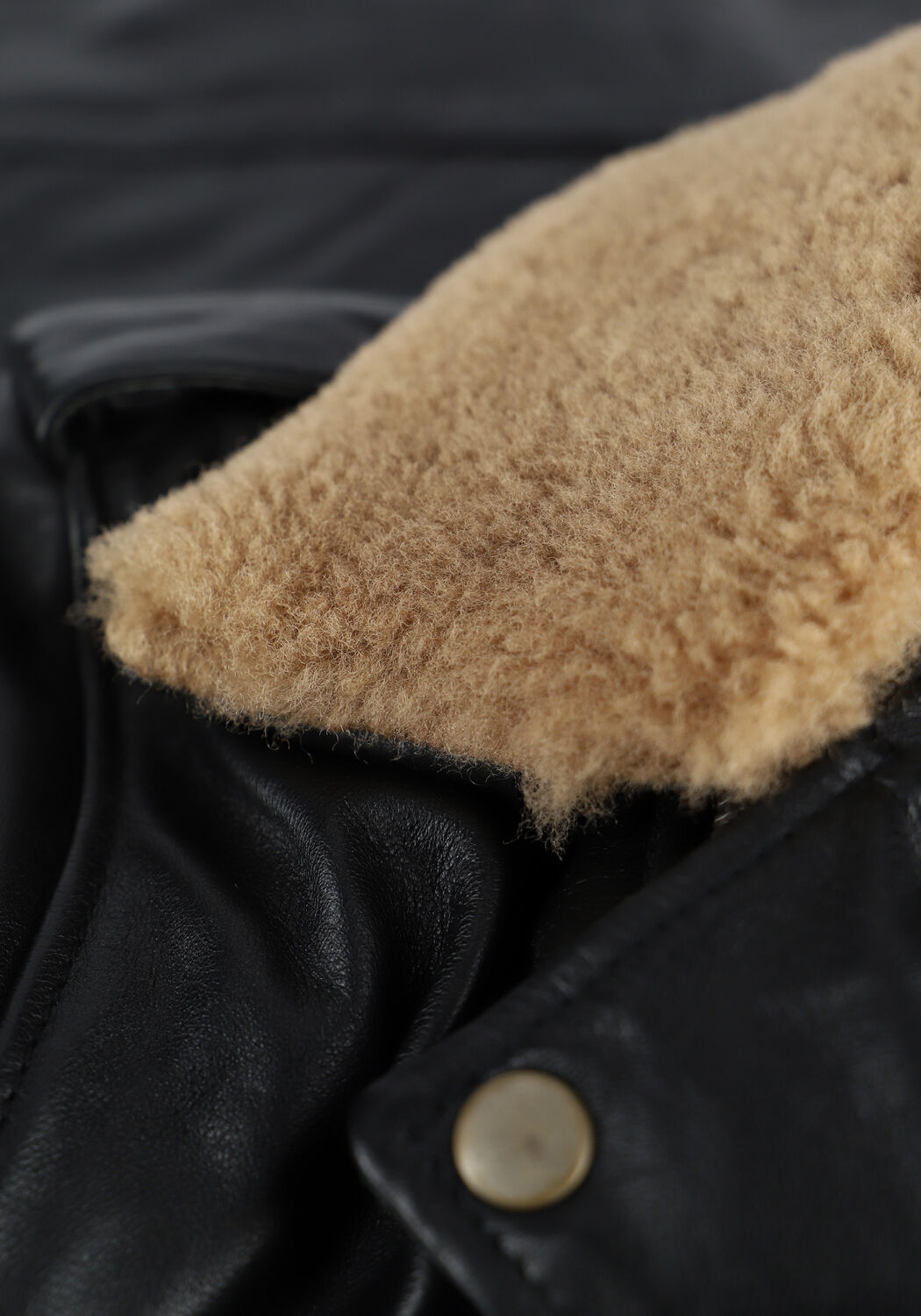 Zwarte GOOSECRAFT Leren jas GALLERY544 - large