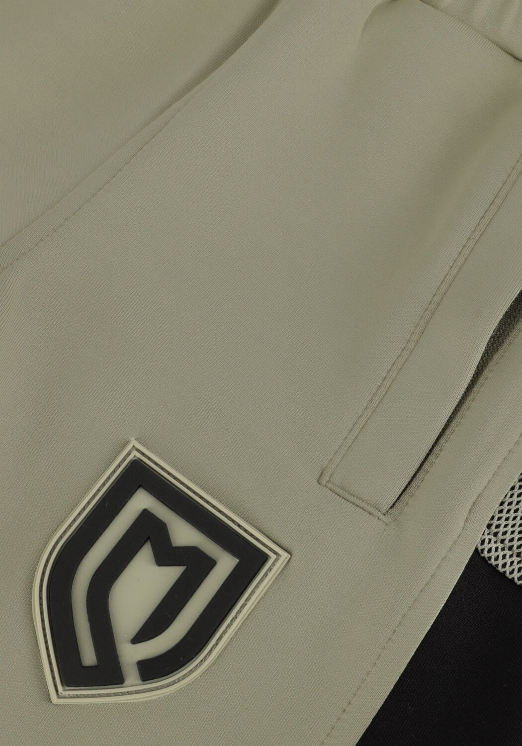 MALELIONS Pantalon courte TRANSFER SHORTS en taupe - large