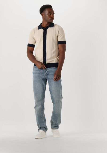 BUTCHER OF BLUE Polo RIPLEY KNIT CT SHIRT en beige - large