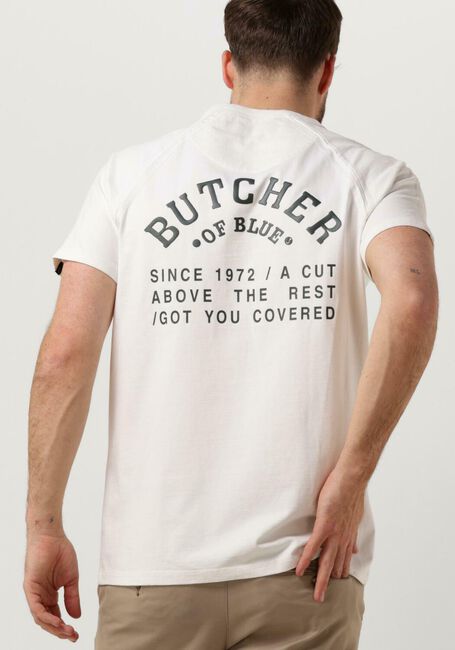 BUTCHER OF BLUE T-shirt ARMY LOCK STAMP TEE Écru - large