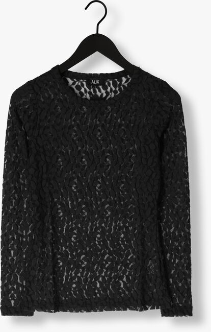 Zwarte ALIX THE LABEL  FITTED LACE TOP - large