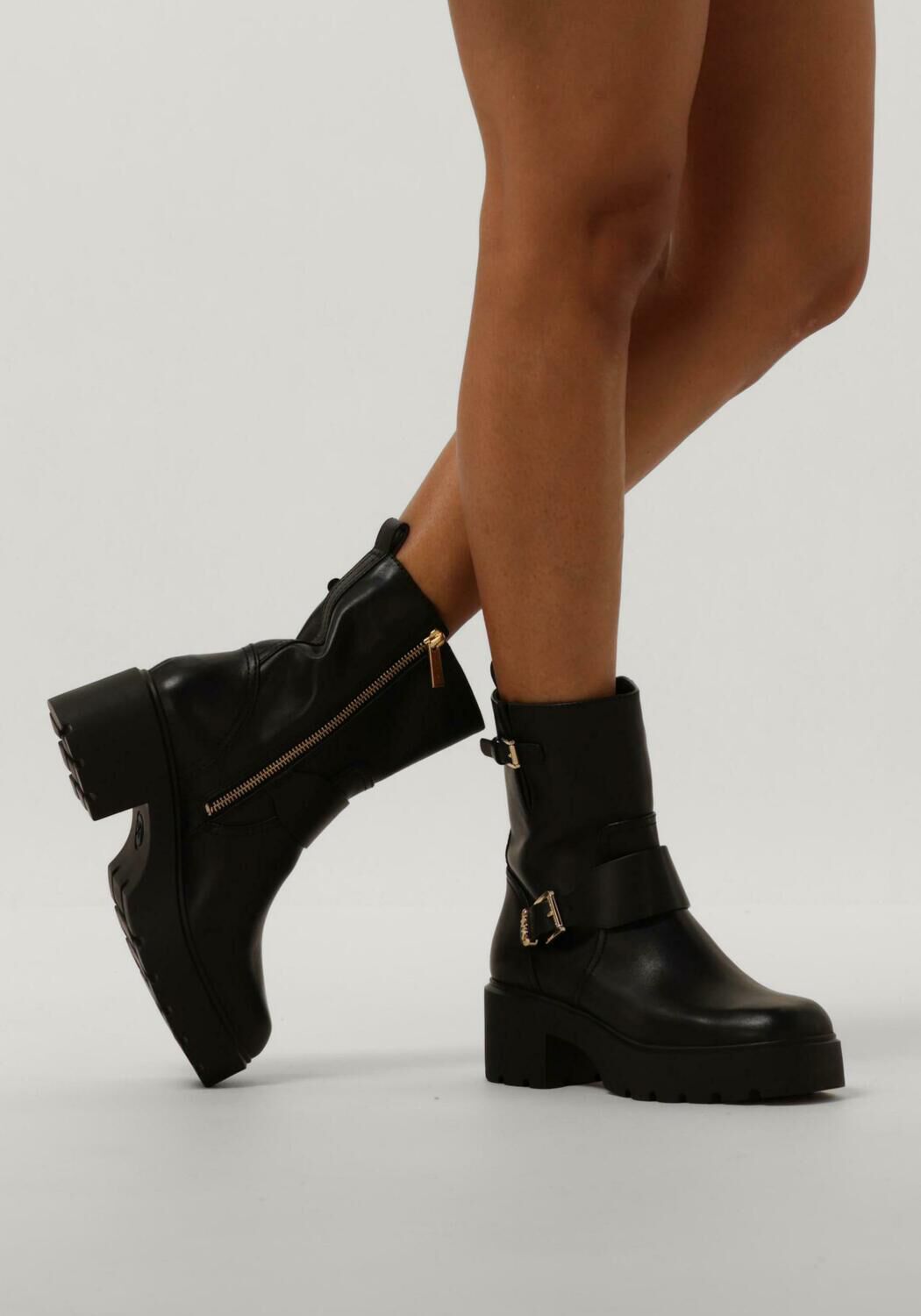 Zwarte MICHAEL KORS Biker boots PERRY BOOTIE Omoda