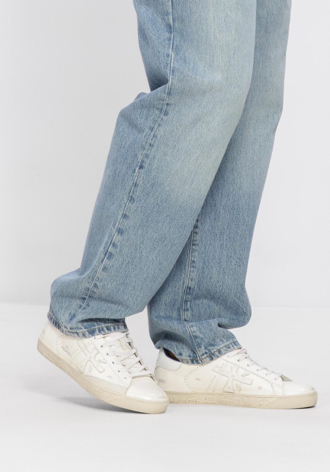 PREMIATA Baskets basses STEVEN en blanc - large