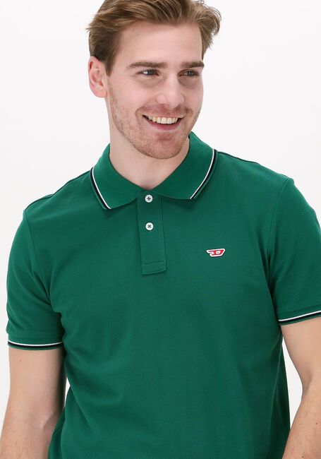 DIESEL Polo T-SMITH-D Vert foncé - large