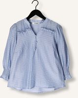 Lichtblauwe CO'COUTURE  CHARLIECC FRILL SS SHIRT Lichtblauwe CO'COUTURE  CHARLIECC FRILL SS SHIRT - medium