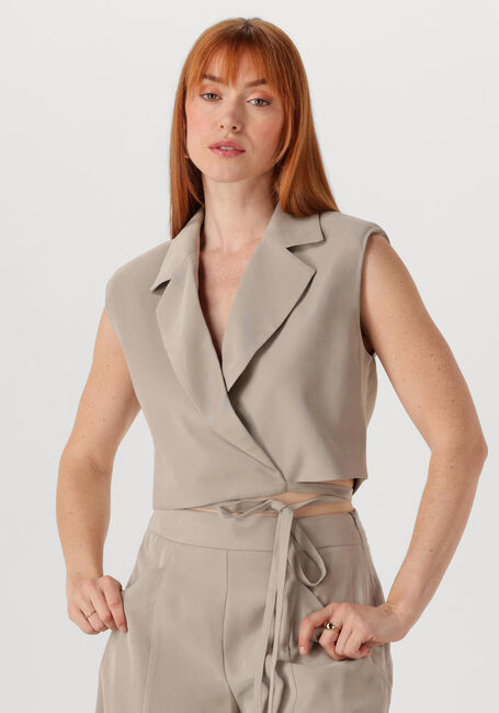 ACCESS Gilet 53-1028-195 en beige - large