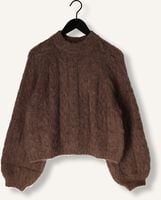 ANOTHER LABEL Pull PERLA KNITTED PULL en marron ANOTHER LABEL Pull PERLA KNITTED PULL en marron - medium