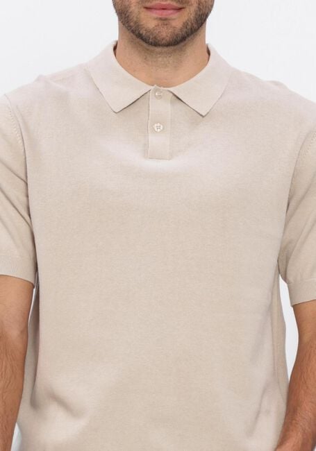 FOR&Eacute;T Polo SEA COTTON LINEN SS POLO en beige - large