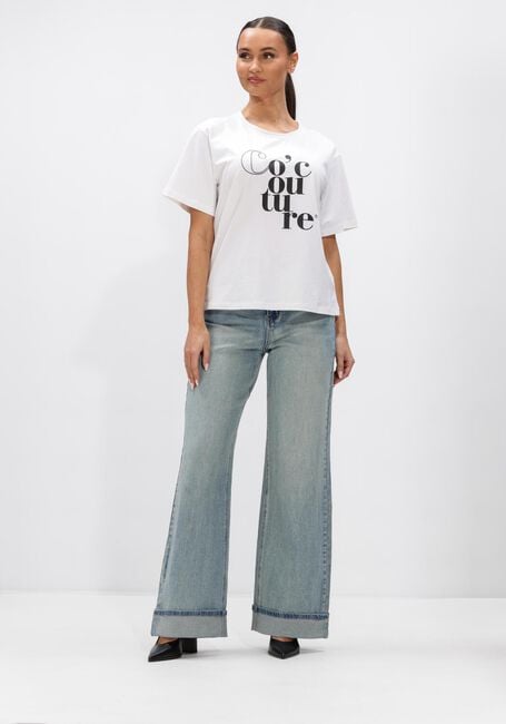 Witte CO'COUTURE T-shirt COCOUTURE BOX TEE - large