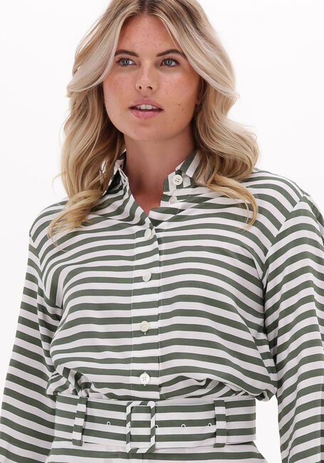 Groene VANILIA  SHIRT STRIPE - large