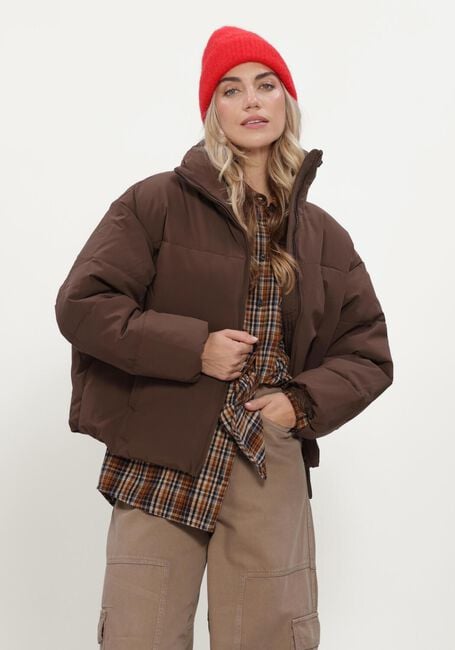 MSCH COPENHAGEN Veste matelass&eacute; MSCHREFRON JACKET en marron - large