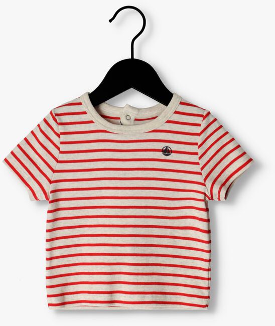 PETIT BATEAU T-shirt TEE SHIRT MC en rouge - large