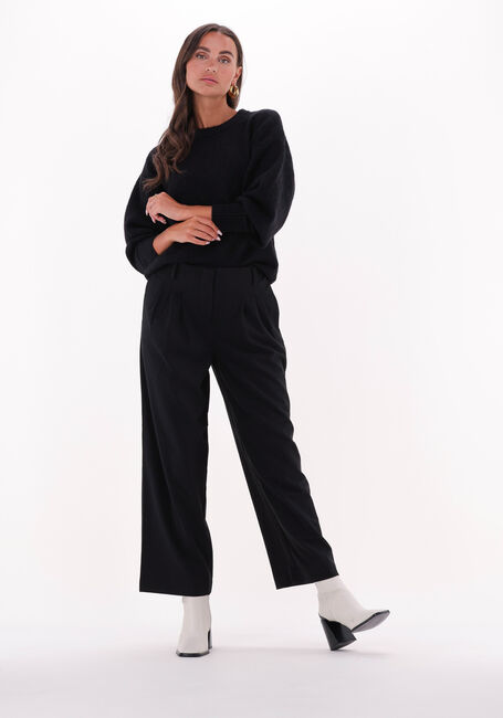 MSCH COPENHAGEN Pantalon large ISABEA CHANA ANKLE PANTS en noir - large