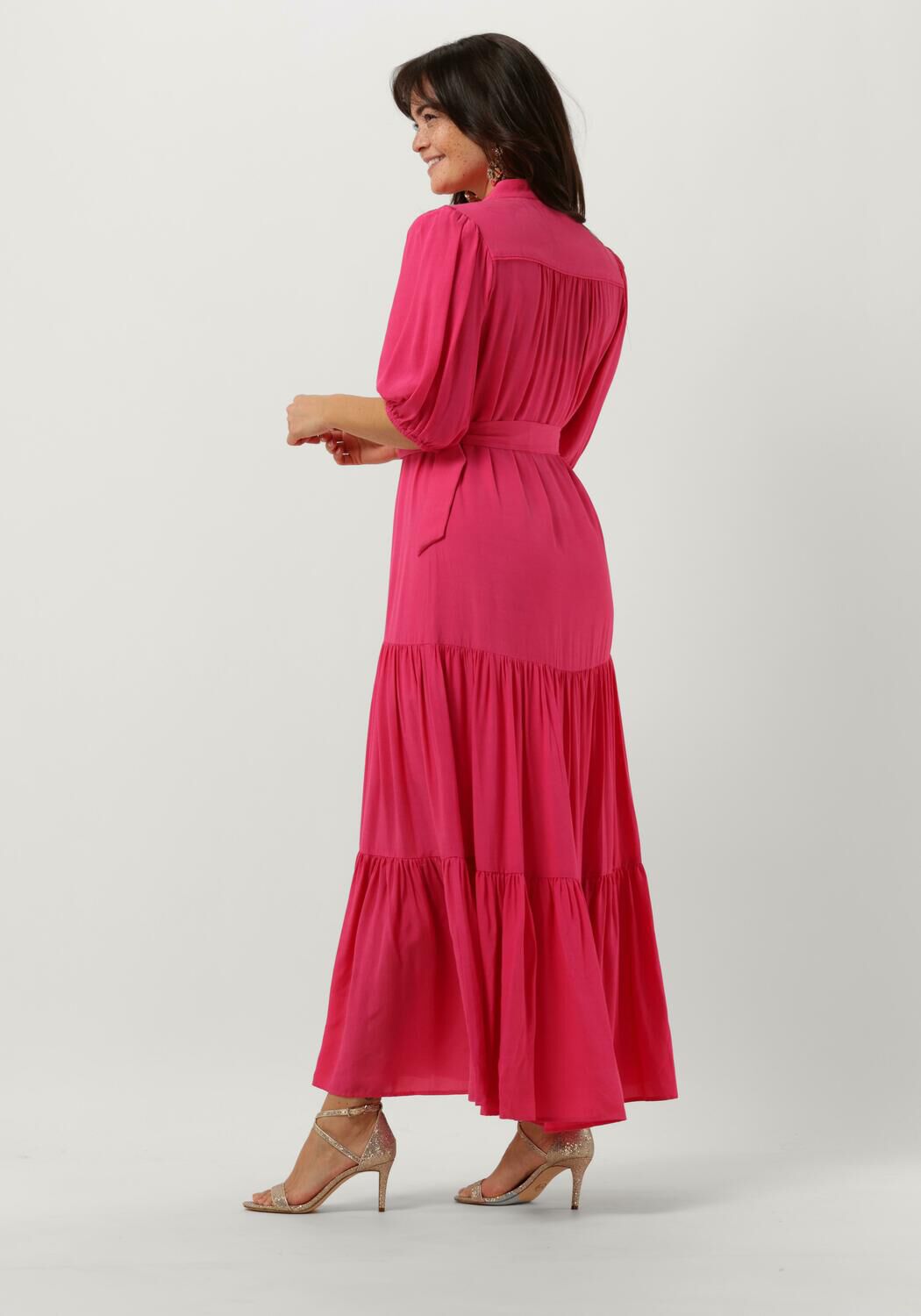 SUNCOO Robe maxi CELMA en rose Omoda