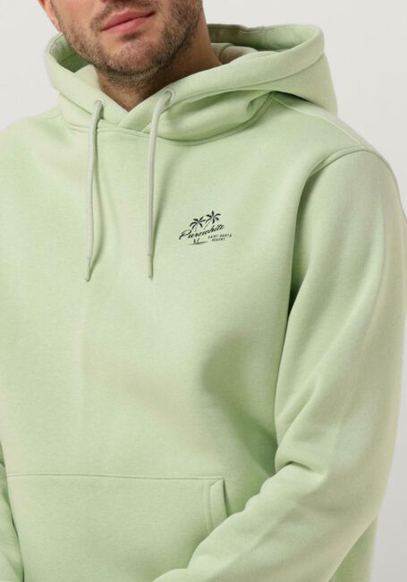 Groene PUREWHITE Sweater HOODIE WITH CHEST PRINT - large