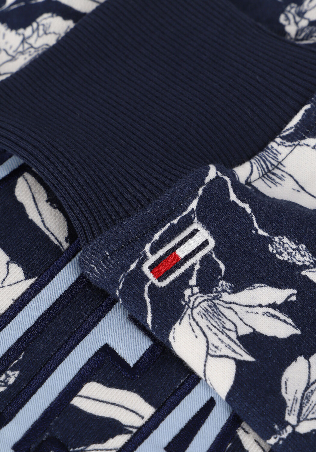 Donkerblauwe TOMMY JEANS Sweater TJM AOP HOODIE - large