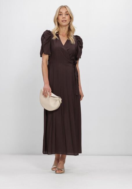 Bruine CO'COUTURE Maxi jurk HERACC SS WRAP DRESS - large