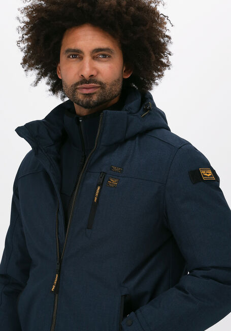 PME LEGEND Veste matelassé SEMI LONG JACKET STRATOR MELAN en bleu - large