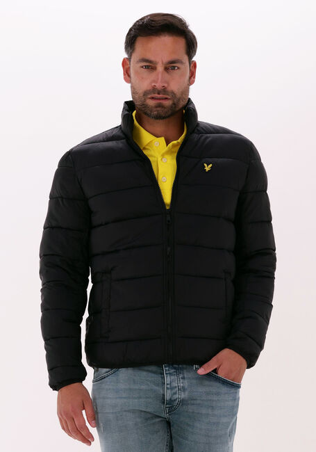 Zwarte LYLE & SCOTT Gewatteerde jas LIGHT WEIGHT PADDED JACKET - large