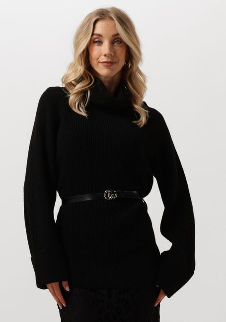 VANILIA Pull OVERSIZED TURTLE SWEATER en noir - large
