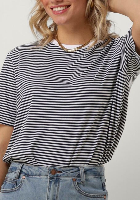 Blauwe MSCH COPENHAGEN T-shirt MSCHHADREA TEE STP - large