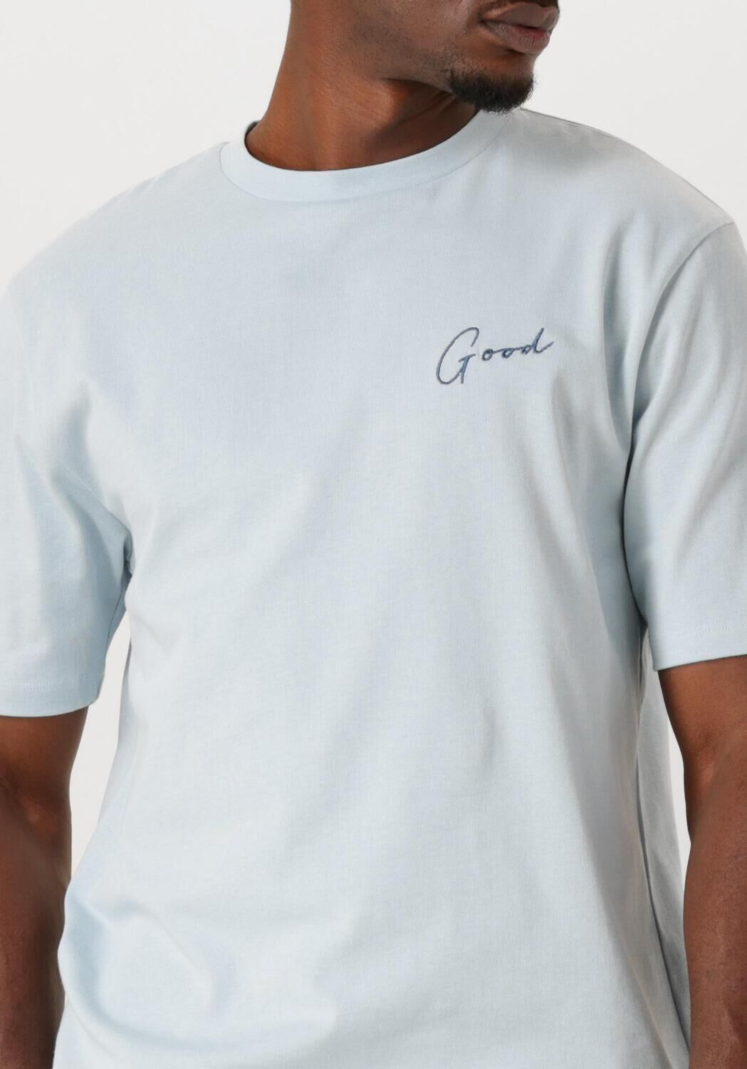 Lichtblauwe THE GOODPEOPLE T-shirt TPHOTO - large