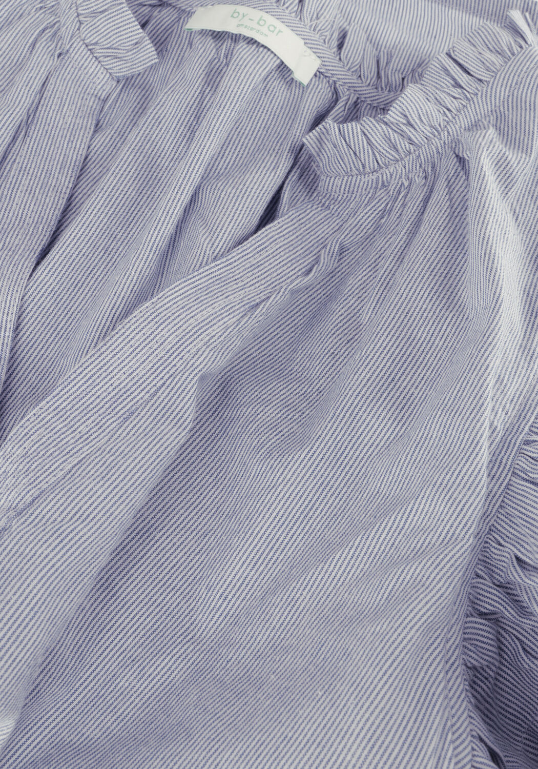 BY-BAR Haut LILA PIN STRIPE BLOUSE Bleu clair - large