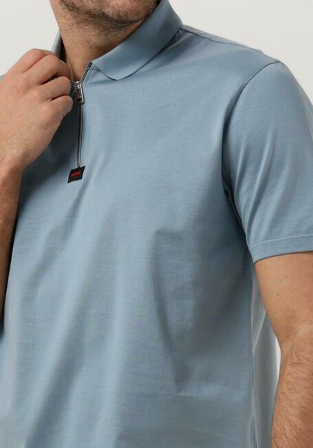 HUGO Polo DERESOM223 en bleu - large