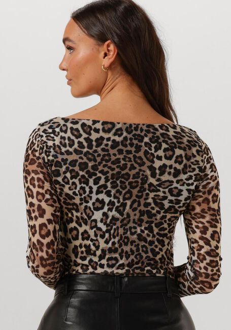MODSTRÖM Haut GWENMD PRINT TOP en marron - large