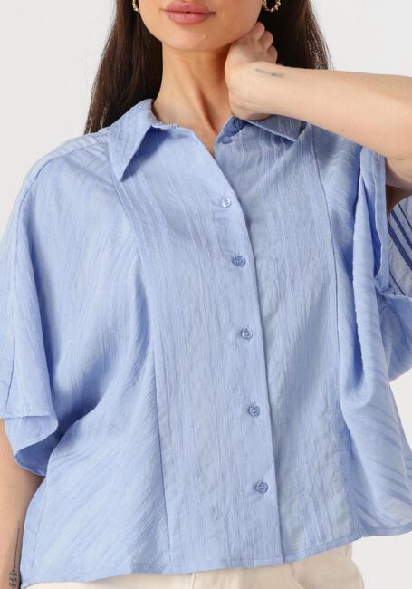 ANOTHER LABEL LOT SHIRT S/L Blouses en bleu - large
