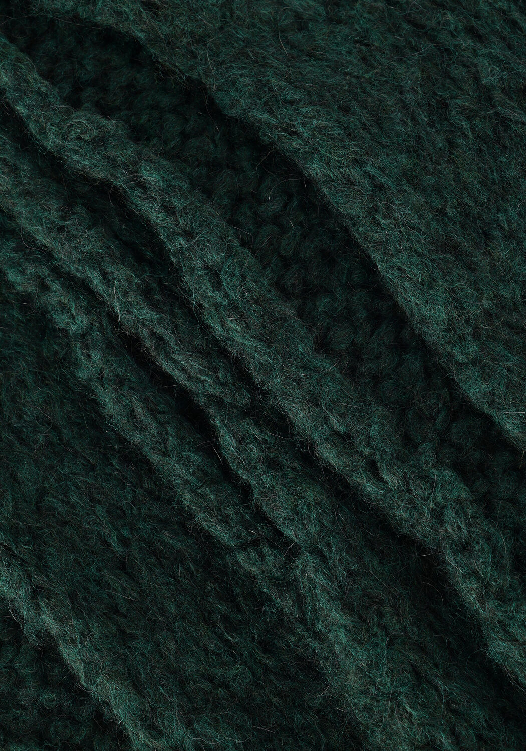 SIMPLE ALEC KNIT-MOHAIR-22-3 Foulard en vert - large
