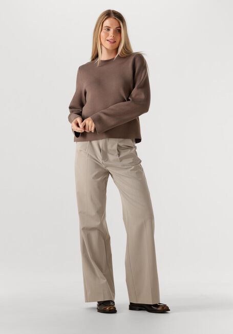 Bruine OBJECT Trui OBJREYNARD O-NECK PULLOVER - large