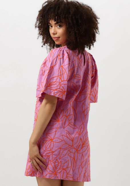 Paarse Y.A.S. Mini jurk YASCONEA SS DRESS NEW - large