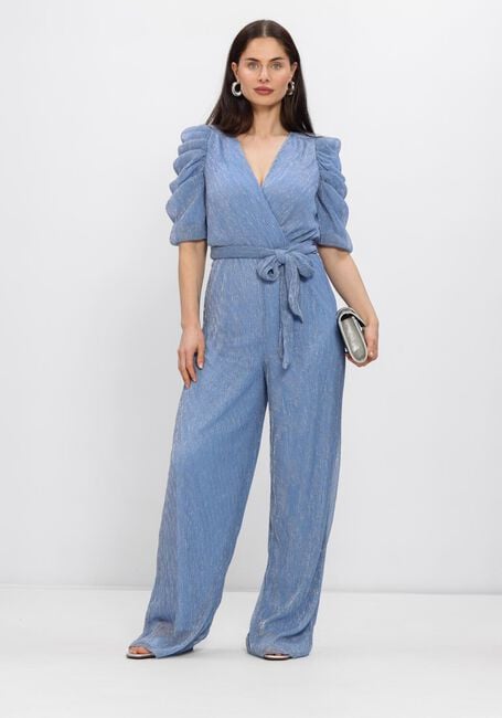 Lichtblauwe FREEBIRD Jumpsuit F-JER-PLISSE-LUREX-26-1 - large