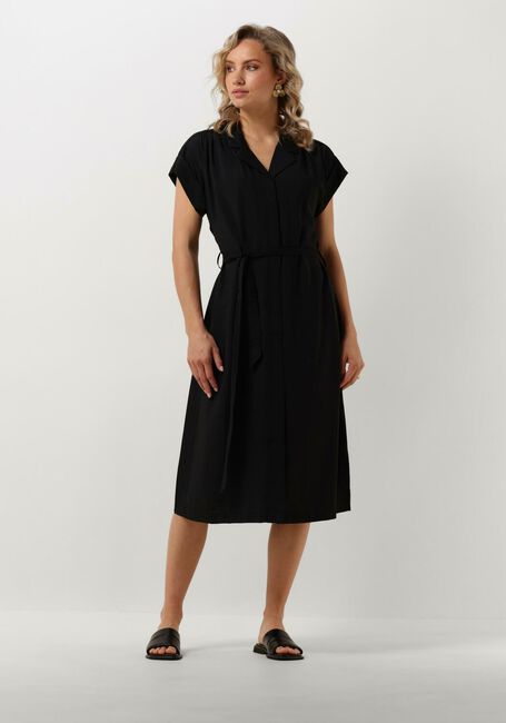 Zwarte MSCH COPENHAGEN Midi jurk MSCHGINARA BENINA SS DRESS - large