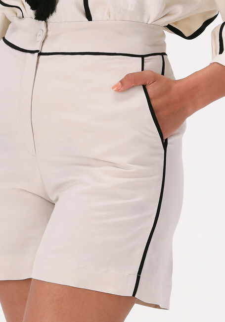 Zand ACCESS Broeken/jumpsuits LINEN HIGH-WAISTED SHORTS - large