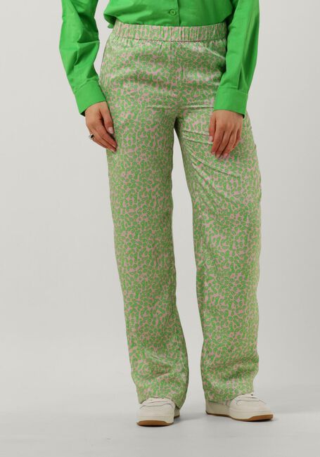 MODSTRÖM Pantalon CLARKE PRINT PANTS en vert - large
