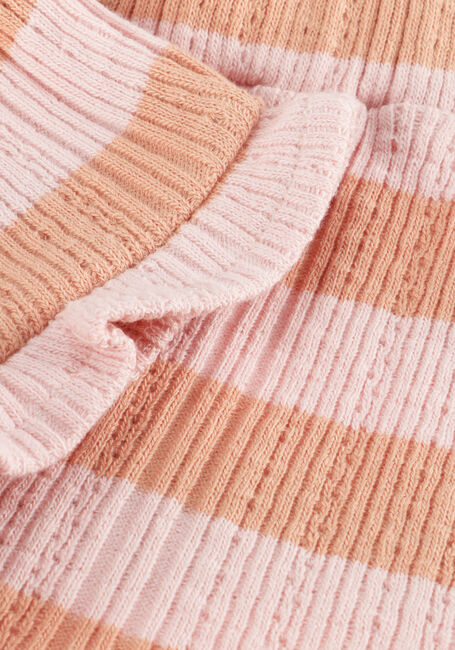 DAILY7 Pantalon courte RUFFLE SHORTS FANCY STRIPE Rose clair - large